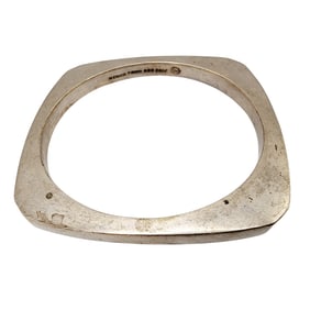 Sterling Signed 'EADF' Taxco Eagle 3 Modernist Bracelet