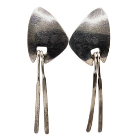 Sterling Taxco TA-93 Dangle Earrings
