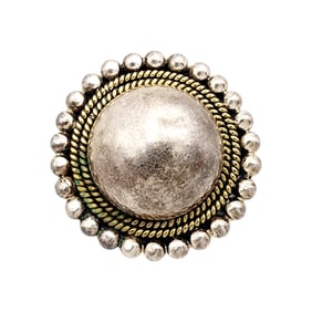 Laton TC-54 Mexico Sterling Beaded Dome Brooch