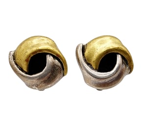 Sterling Taxco TA-75? Swirl Earrings
