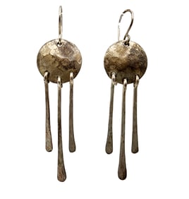 Sterling Vintage Navajo Fringe Earrings