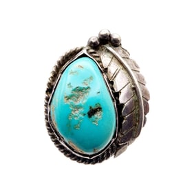 Navajo Sterling Turquoise Ring Sz 6