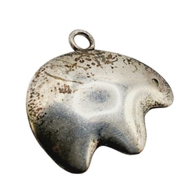 Sterling Thomas Nez Vintage Navajo Bear Pendant