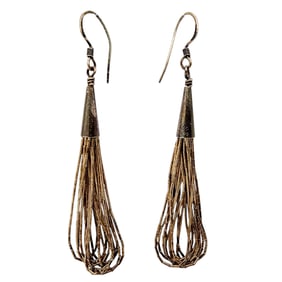 Sterling Southwest Liquid Silver Dangle Earrings