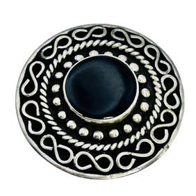 TAXCO TL-92 Mexico Sterling Round Brooch 23.14 G (1 of 5)