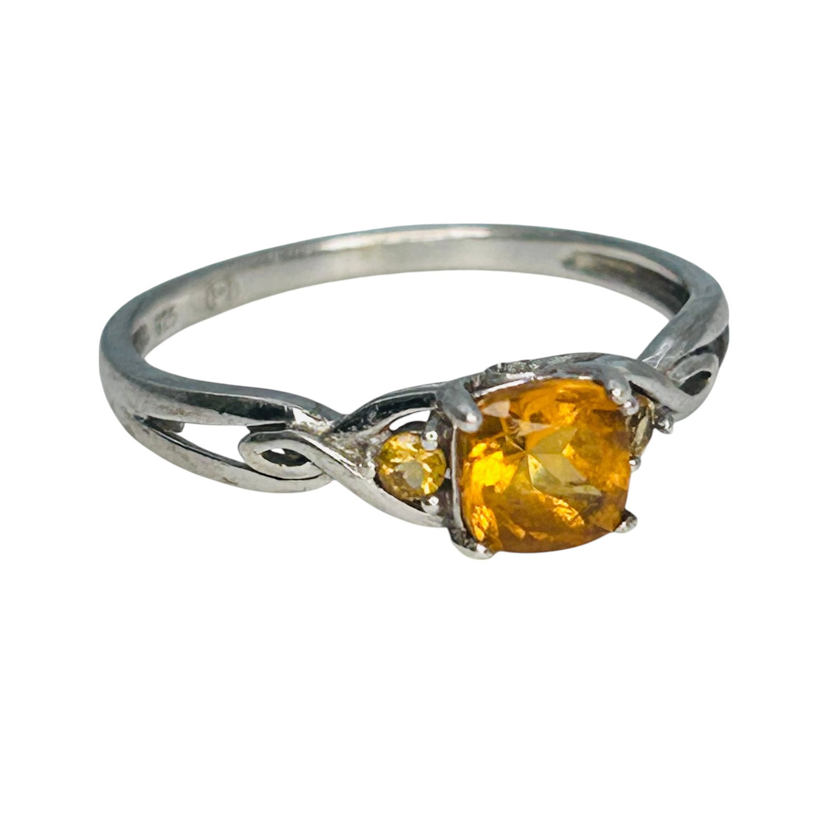 Judith Jack Citrine Sterling Ring Size 7, 1.47 G: Judith Jack citrine Sterling Ring size 7 1.47 g