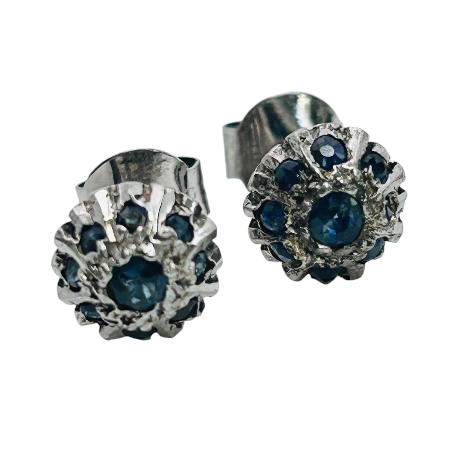 Topaz Circle Stud Earrings 1.42 G: Topaz Circle stud earrings 1.42 g