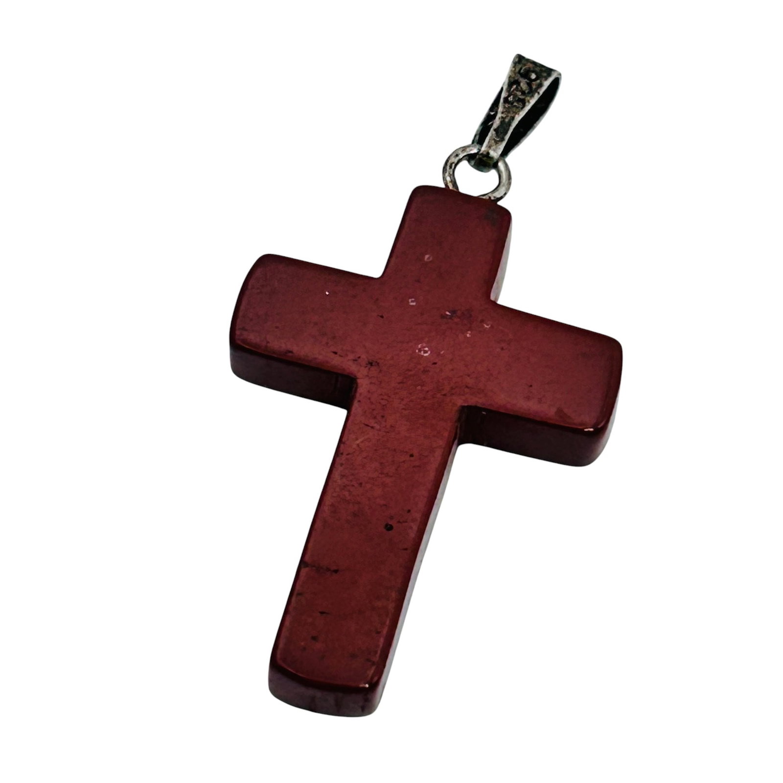 Carnelian Sterling Cross Pendant 2.32 G: Carnelian sterling Cross pendant 2.32 g