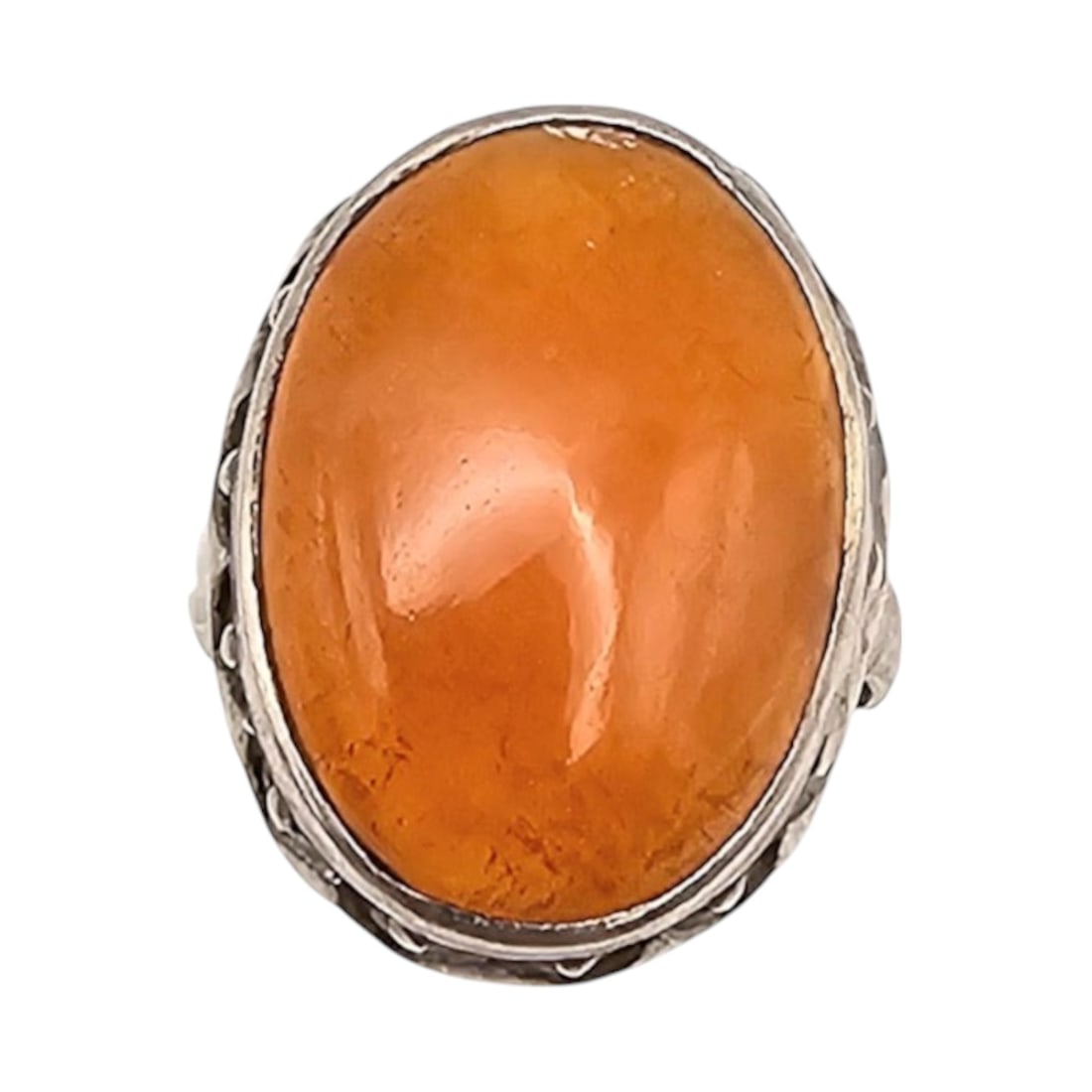 Carnelian Sterling Silver Ring Size 5.25 5.9 G: Carnelian Sterling Silver Ring Size 5.25 5.9 G