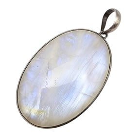 Moonstone Sterling Silver Pendant 35.5 G