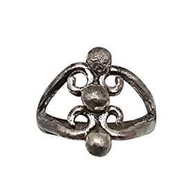 Sterling Silver Modernist Ring Size 6.25 3.9 G