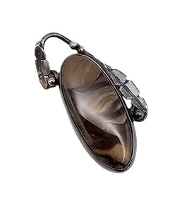 Jasper Sterling Silver Pendant 4 G