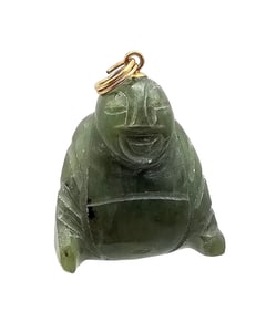 Jade Carved Buddha Pendant
