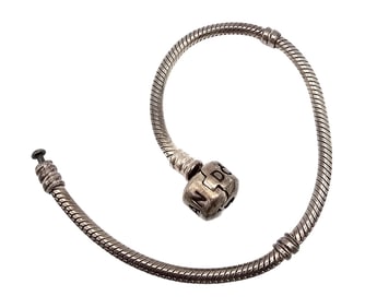 Pandora Sterling Silver Charm Bracelet 14 G