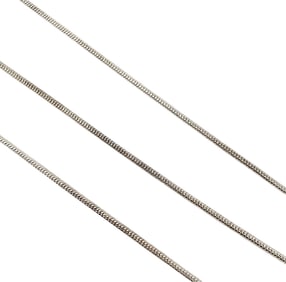 Sterling Silver Snake Chain Necklace 4.4 G