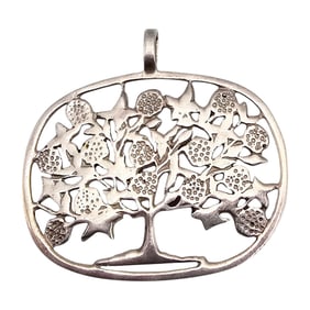 Ellis Designs Sterling Silver Tree Pendant 6.4 G