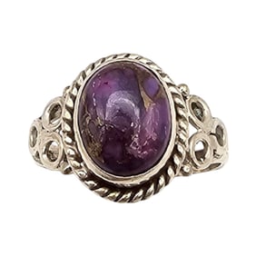 Chorite Sterling Silver Ring Size 6.5 3.3 G