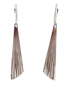 Sterling Silver Drop Dangle Earrings 3.3 G