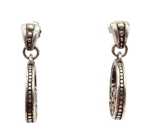 Sterling Silver Drop Dangle Earrings 8.2 G