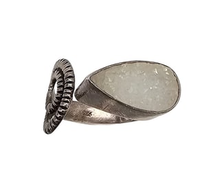Geod Sterling Silver Ring Size 6.5 5.3 G