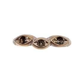 C&E Vintage 10K Gold Filled Ring Size 6.75 1.8 G
