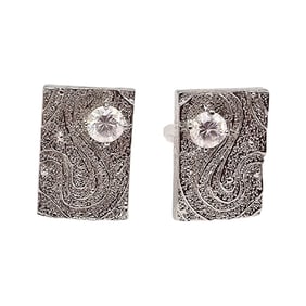 Gemstone Sterling Silver Cufflinks 18.9 G