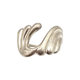 Sterling Silver Wave Ring Size 6 5 G