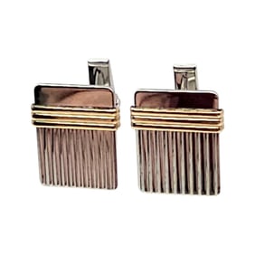 DB Sterling Silver Two-Tone Cufflinks 10.2 G