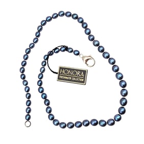 Honora Freshwater Pearl Sterling Silver Necklace 17.9 G