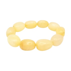 Honey Quartz Bracelet 46.3 G