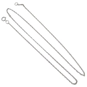 Sterling Silver Twist Chain Necklace 1.1 G