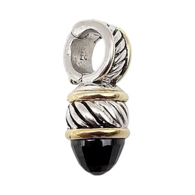 Hematite Sterling Silver Pendant 6.6 G