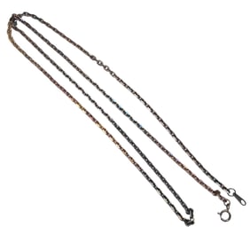 Sterling Silver Cable Chain Necklace 9.3 G