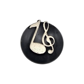 Sterling Silver Musical Pendant 6.4 G