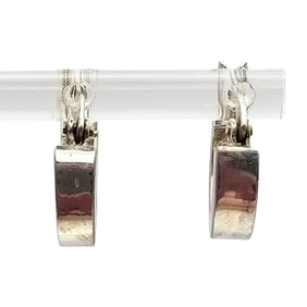 IBB Sterling Silver Hoop Earrings 2.4 G
