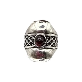 Param? Rhinestone Sterling Silver Ring Size 5.75 4.7 G