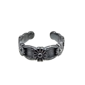 RJ Sterling Silver Flower Toe Ring 1.9 G