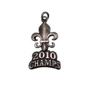 Sterling Silver 2010 Champs Pendant 3.9 G