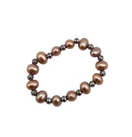 Pearl Sterling Silver Ring 1.2 G