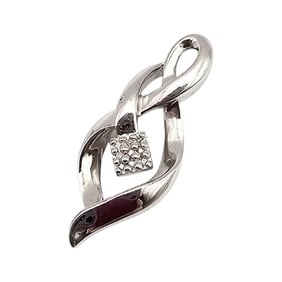 SUN Diamond Sterling Silver Pendant 3.1 G