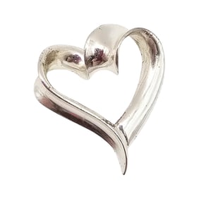 LA Sterling Silver Heart Pendant 5.5 G