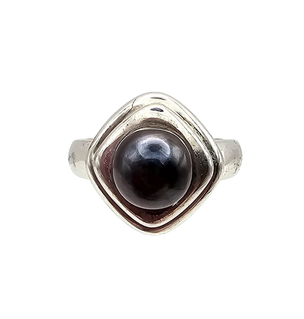 Honora Pearl Sterling Silver Ring Size 5.75 10 G (1 of 4)