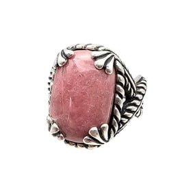 Carolyn Pollack Relios Southwestern Rhodonite Sterling Silver Ring Size 6.75 13.3 G