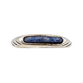 Carolyn Pollack Relios Southwestern Sodalite Sterling Silver Ring Size 6 2.7 G