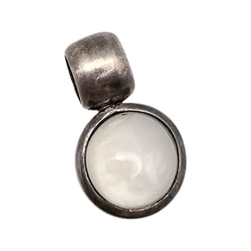 HCR Mexico Mother Of Pearl Sterling Silver Pendant 7.6 G