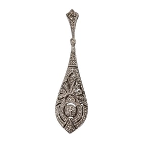 KN Diamond Sterling Silver Pendant 3.3 G