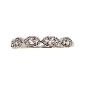 D'Joy Diamond Sterling Silver Cocktail Ring Size 9.5 2.2 G