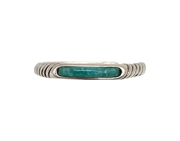 Carolyn Pollack Relios Southwestern Turquoise Sterling Silver Ring Size 9.5 2.6 G
