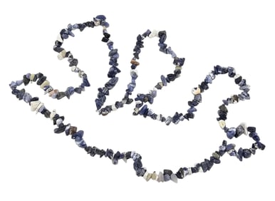 Sodalite Quartz Chunk Necklace