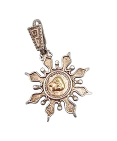 Mexico Taxco MM-225 Sun Pendant 4 G